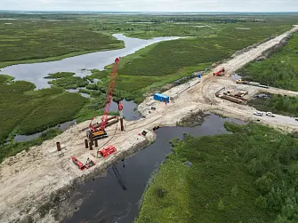 Завершение строительства (усиление) железнодорожной линии "Надым-Пангоды"