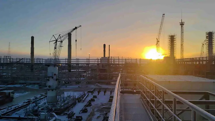 Бованенковское нефтегазоконденсатное месторождение. Комплекс подготовки и переработки газа (КППГ)3