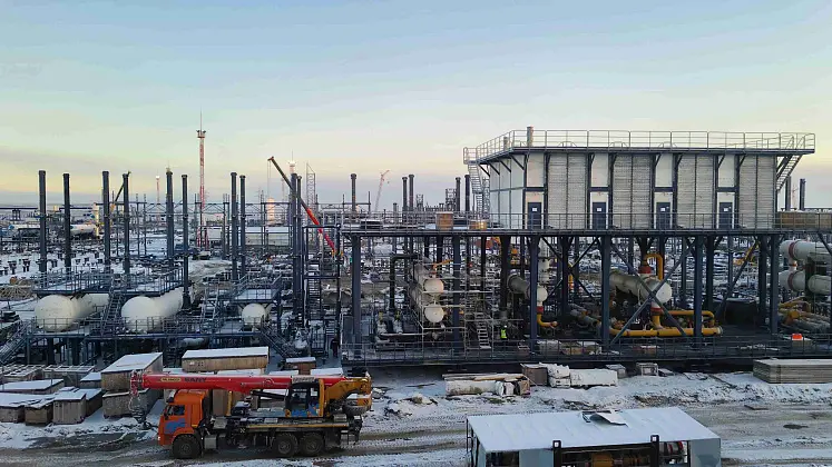 Бованенковское нефтегазоконденсатное месторождение. Комплекс подготовки и переработки газа (КППГ)3